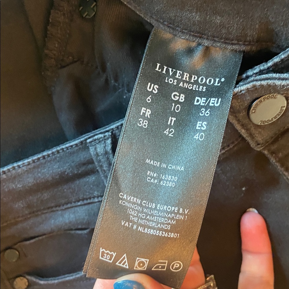 Liverpool Black Skinny Jeans - Picture 8 of 12